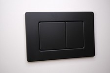 4.3 BLACK STAINLESS STEEL FLUSH PLATE, GEBERIT SIGMA COMPATIBLE, 606-SSBL
