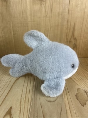 Dan Brechner Great White Whale Plush 10  Gray Stuffed Animal Toy