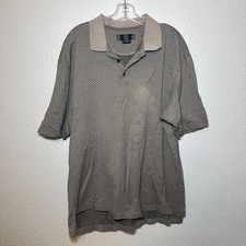 Vintage 90  s Nike Golf Abstract/Geometric Polo Shirt Sz XL FLAW Thrashed