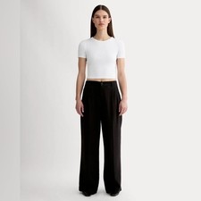 Everlane The Trouser in Buttersoft in Black Size: 8, NWT