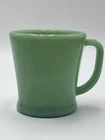 Vintage Fire-King “D Handle” Mug Jadeite Milk Glass Jade Green