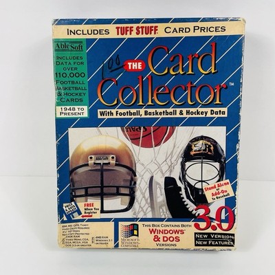 The Card Collector 3.0 PC game 3.5'' disks by Able Soft 1994 Vintage MLB