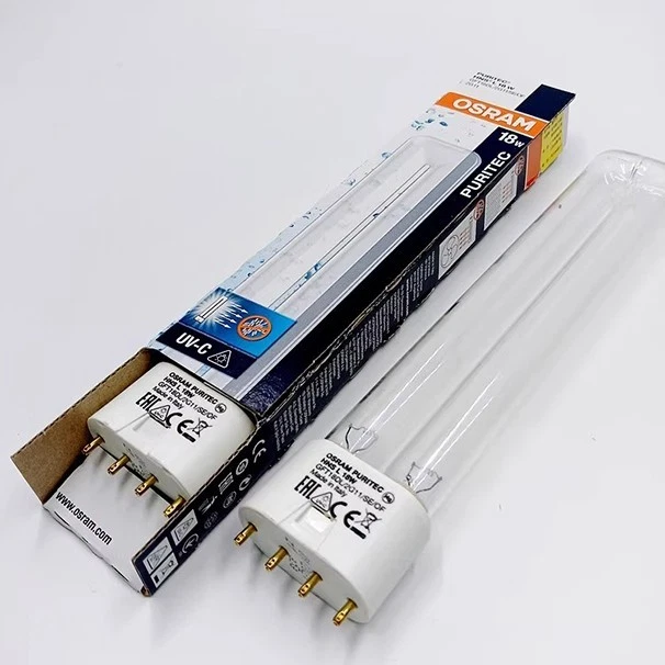 OSRAM PURITEC HNS L 18w Tube 4pin 2G11 Compact UVC Germicidal lamp UV light bulb - Image 2 of 3