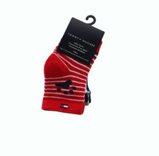 Tommy Hilfiger 4 Pairs Infant Socks Size 6-12 Months Multicolor S