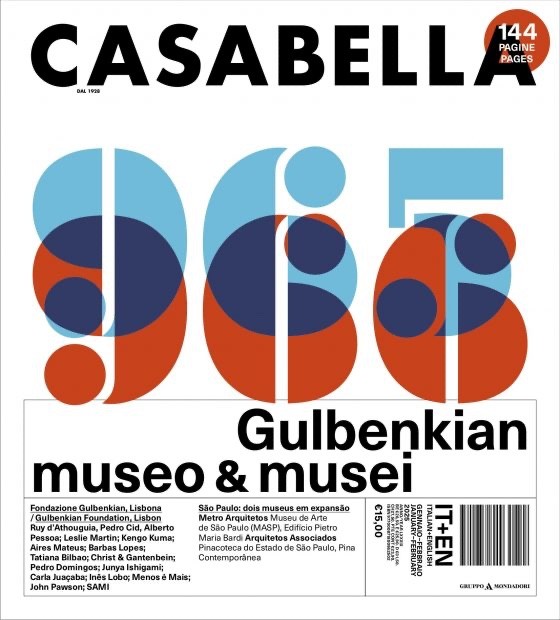 Casabella Magazine No 965/966 Jan/Feb 2025 NEW