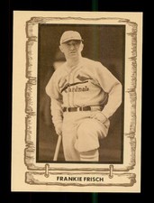 1981 CRAMER BASEBALL LEGENDS SERIES 2 #46 FRANKIE FRISCH