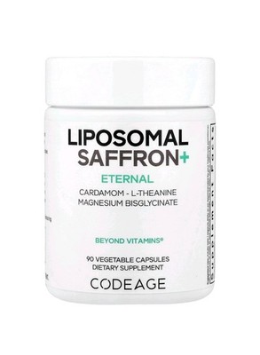 Codeage Liposomal Saffron+ Eternal, 90 Vegetable Capsules
