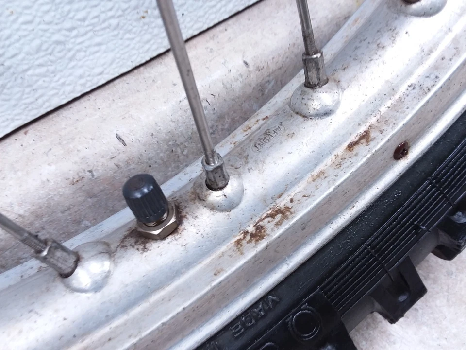 Bultaco 360 Pursang MKVII Model 121 MK7 Front Wheel Rim Hub 1974 VTG ANX-B240 - Image 3 of 4