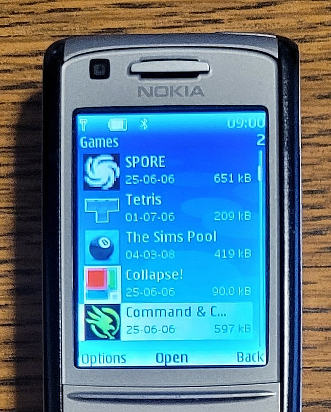 Nokia 6280 - Black and Silver ( Unlocked ) Super Rare Slider Phone