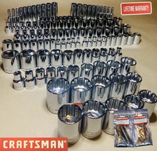 Craftsman 156 Pc 14 38 12 Dr Sae Metric Mm 6pt 12pt Wrench Socket Set 164 118