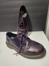Vintage Dr Martens Oxford Shoes UK 5 US 7 Purple Lace 3 Eye
