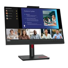 Image of Lenovo ThinkVision T24v-30 LED Monitor Display 23.8" 1920x1080 Black 63D8MAT3UK