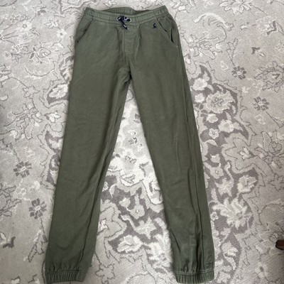 Joules Jogginghose Alter 10 olivgrün Bündchen/Kordelzug Logo