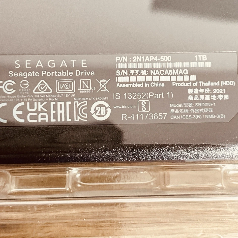 Seagate 2N1AP4-500 External Portable Drive 1 TB USB-Powered *New In Box - Image 4 of 4