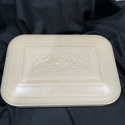 Vtg Marshall White Estate Cameo Bakelite Silverware Flatware Storage Chest Box