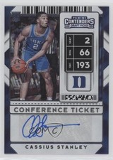 2020 Contenders Draft Picks Conference Ticket 47/99 Cassius Stanley #99 Auto uk2
