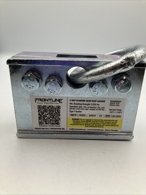 Frontline RO2W 2-Way Standing Seam Roof Anchor Clamp | Rugged, Reusable+Compact