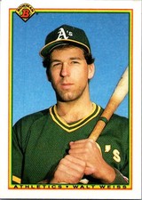 1990 Bowman #461 Walt Weiss Oakland Athletics