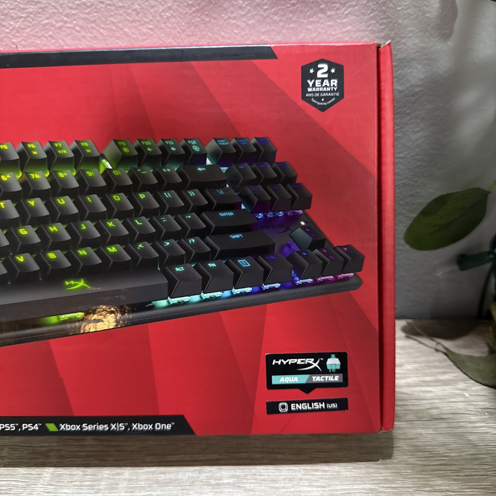 HyperX Alloy Origins Core Aqua Tactile Gaming Keyboard, Brand New Sealed