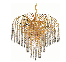 Elegant Lighting V6801D19G/RC Falls Gold 19 M...
