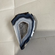 AGATE GEODE WITH CRYSTALS - BRAZILLIAN MINERALS - British Fossils - BOXED