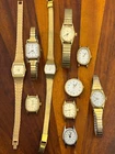 Vintage Timex Watch Lot Quartz Women Gold Silver Tone Lot Of 10 REPAIR