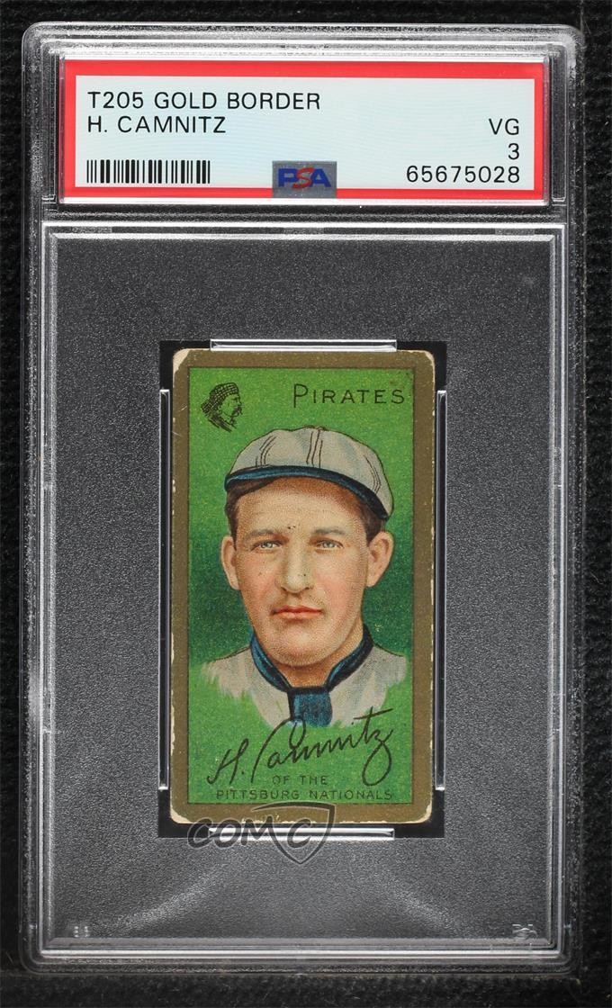 1911 T205 Honest Back Howie Camnitz PSA 3 1q7