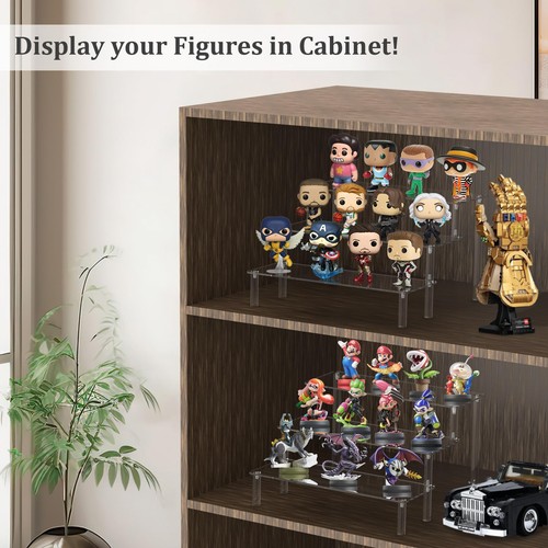 Clear Acrylic 3-Tier Display Riser Stand Perfume Organizer Figure Display Rack - Picture 4 of 8