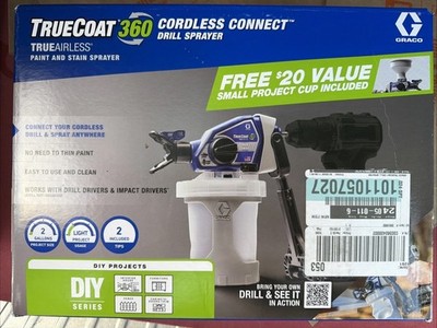 Graco TrueCoat 360 Cordless Connect Drill Paint & Stain Sprayer - 26D362