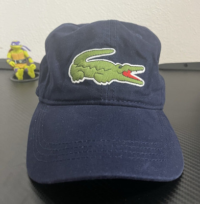 Lacoste Blue Crocodile Logo Adjustable Men s Baseball Cap Hat One Size
