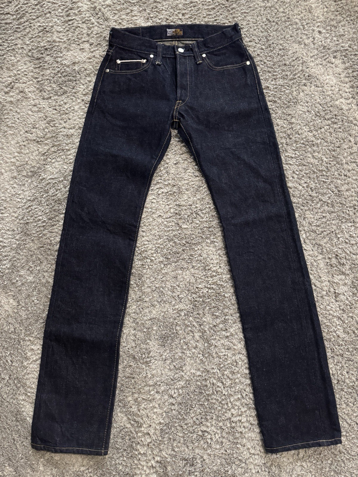 Samurai Jeans S003jp Yamato 21OZ Selvedge Denim Slim Indigo One Wash 31/36