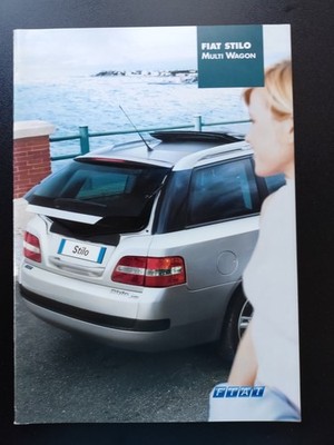 Fiat Stilo Multi Wagon Multiwagon Brochure 01.2003