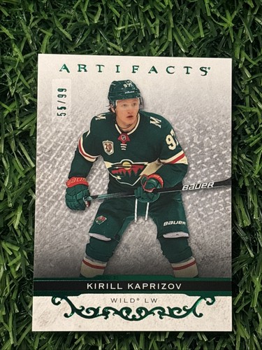 Kirill Kaprizov [Emerald] #109 2021 Upper Deck Artifacts card
