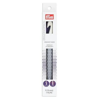 PRYM CONSUMER USA (57210) Ergonomic Crochet Hook - US P (15 mm)
