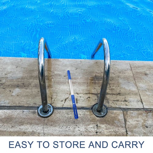 Pool Skimmer Netzstange Teleskop verstellbar Aluminium Pleuel - Bild 5 von 12