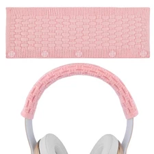 Geekria Headphone Headband Cover For Beats, Bose, AKG, Sennheiser (Pink)