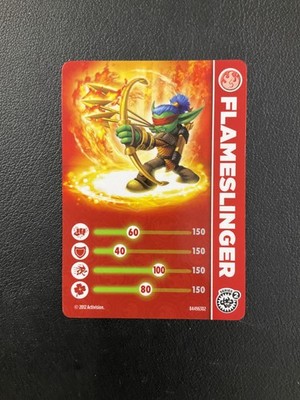 2011 Activision Skylanders Spyro's Adventure Stat Cards #NNO11 Flameslinger