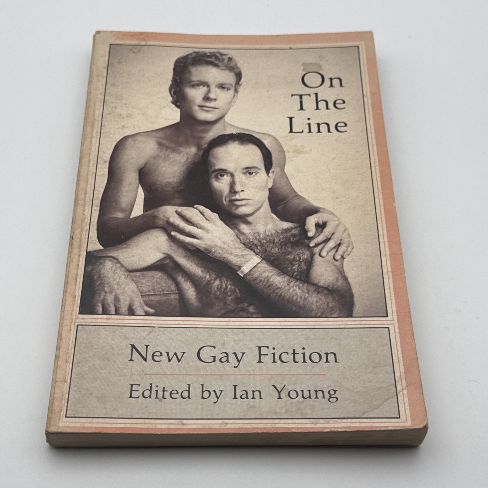 On The Line New Gay Fiction Ian Young Paperback Book 1981 Anthology