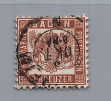 Baden Michel Nummer 20c gestempelt