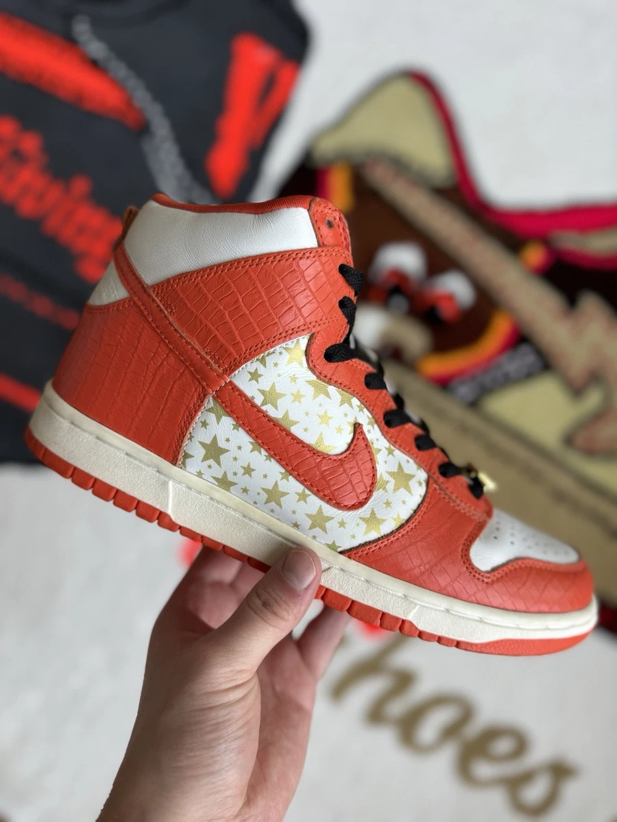 Nike Supreme x Dunk Pro SB High Orange for Sale | Authenticity