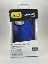 OtterBox Symmetry Apple iPhone 16 Pro Max Nebula Night Black Slim MagSafe Case