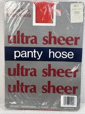 Vintage Ultra Sheer Pantyhose Queen Size Extra Width - U Choose Color New