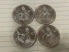4 1985 Engelhard Prospector 1 Oz Silver Rounds (Lot P)