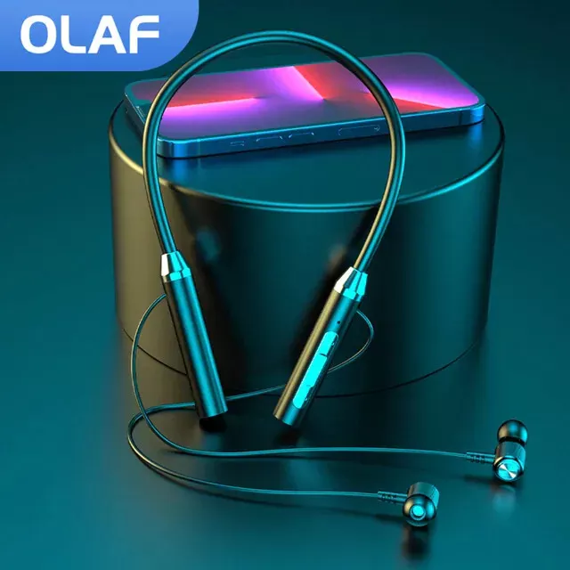 Olaf Bluetooth 5.0 Wireless Headphones TWS Magnetic Neckband IPX7