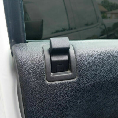 2PCS Lock Door Knobs Front/Rear Ebony Ft Chevy Slverado 2007-2013 GMC