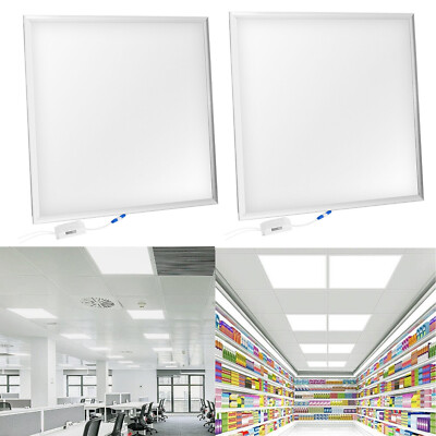 48W LED Panel Light 2x2FT Recessed Edge-Lit Drop Ceiling Troffer LED Flat Lights