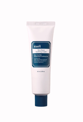 KLAIRS: RICH MOIST SOOTHING CREAM.  MOISTURIZER. 2.82 OZ. ORIG $32 SALE $24