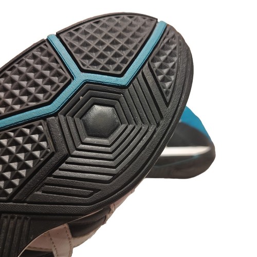 ASICS HL750 W Size 9 Running Sneaker Shoe Leather Upper Rubber Sole Black Aqua - Picture 17 of 22