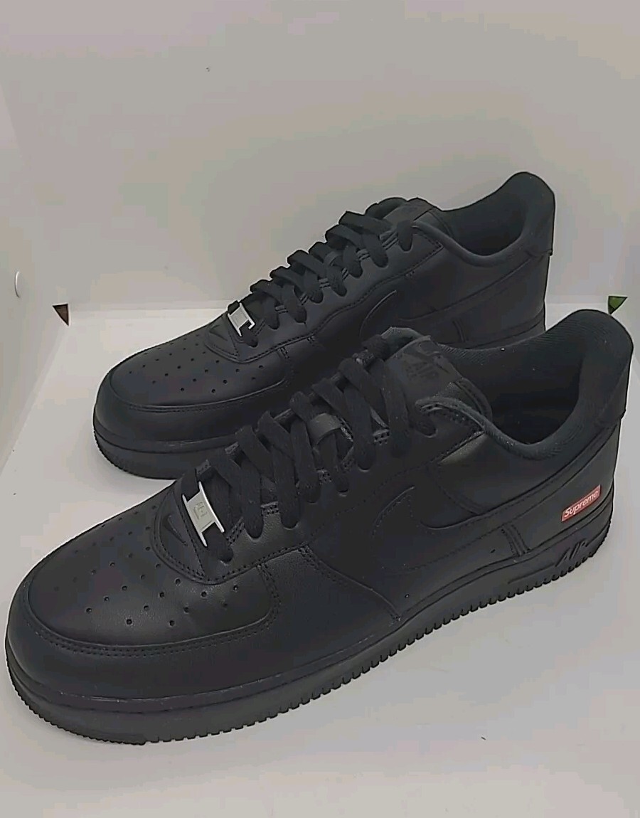 NEW Nike × Supreme Air Force 1 Low - Black Size 10.5 | eBay NEW Nike × Supreme Air Force 1 Low - Black Size 10.5 | eBay