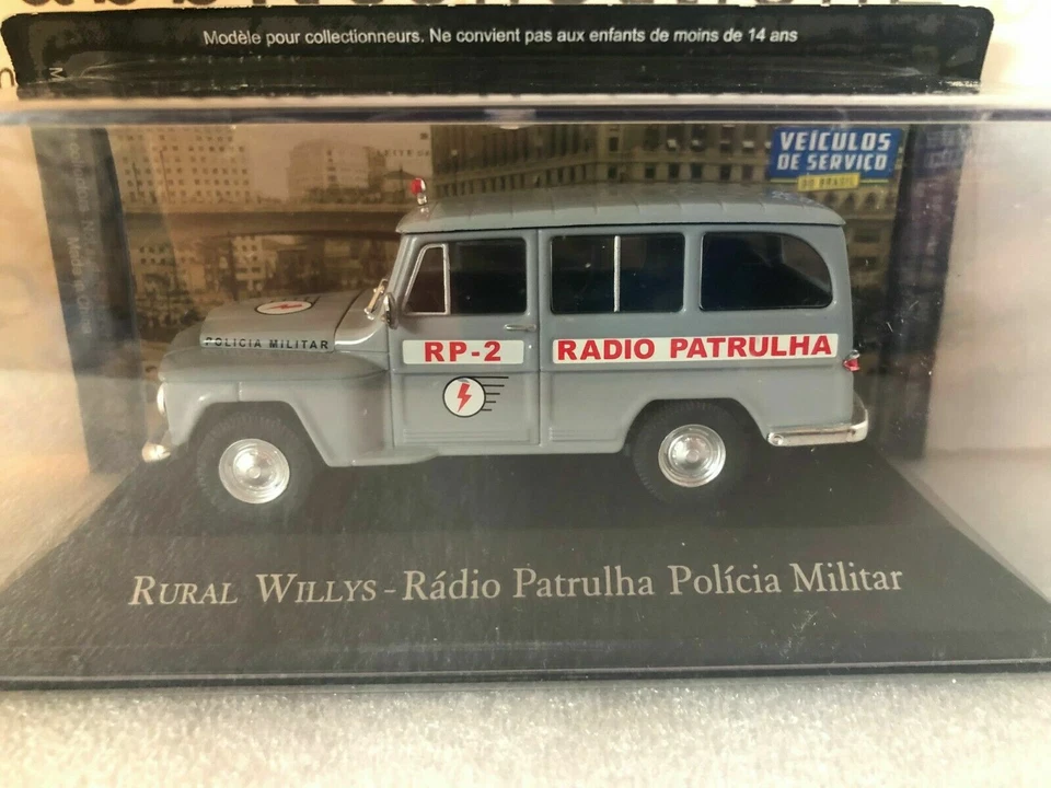 Die Cast "Rural Willys Radio Patrol Military Police" Service Vehicles 1/43 - Image 2 of 2